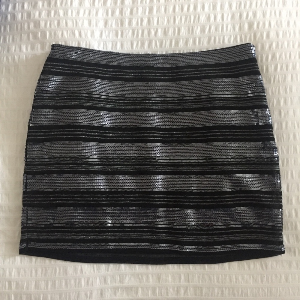 Sequin mini skirt